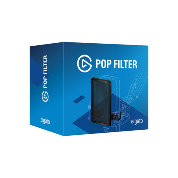 Filtro Pop Elgato (10mad9901) Pop Filter For Wave,doble Maya De Acero,negro