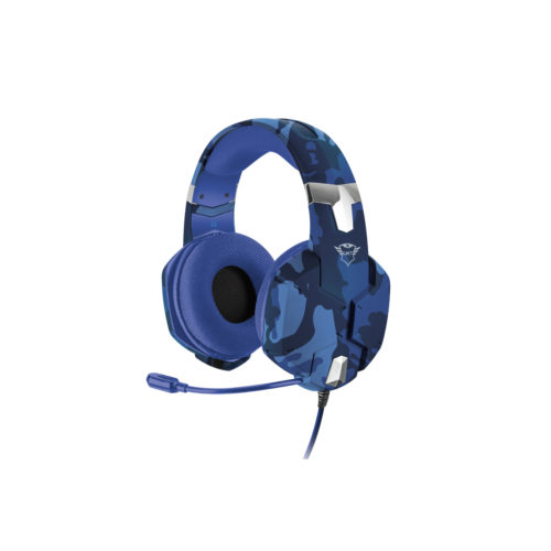 Audifonos Trust Gxt (23249) 322b Carus Gaming Headset Blue Camo,3.5mm 3 Y 4 Pins,pc, Xbox,ps5,switch