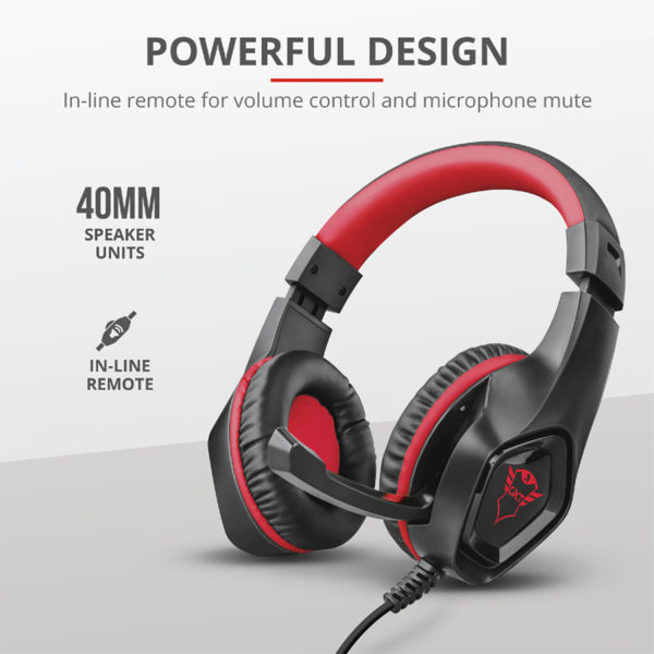 AUDIFONOS TRUST GXT (23439) 404R RANA GAMING HEADSET FOR NINTENDO SWITCH