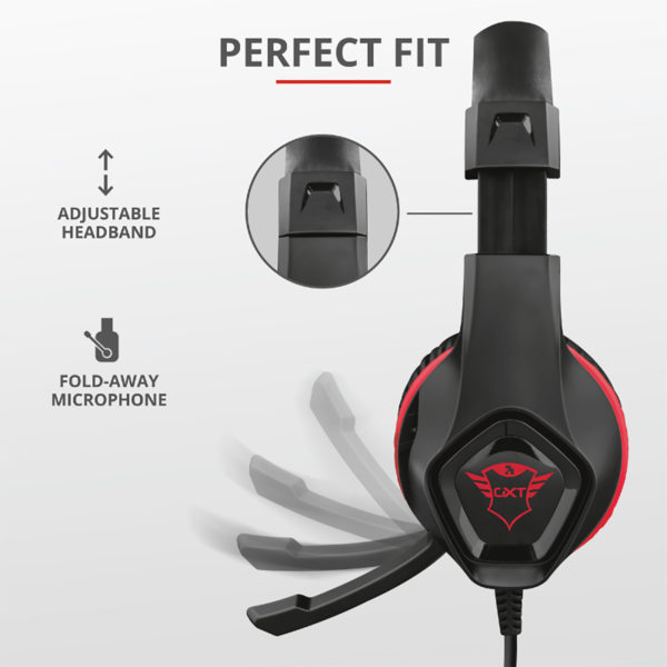 AUDIFONOS TRUST GXT (23439) 404R RANA GAMING HEADSET FOR NINTENDO SWITCH