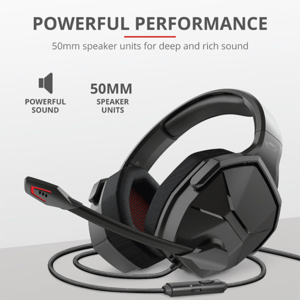 Audifonos Trust Gxt (23799) 4371 Ward Multiplatform Gaming Headset,pc, Xbox,ps5,switch