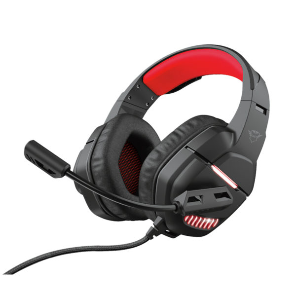 Audifonos Trust Gxt (24030) 448 Nixxo Illuminatedheadset, Usb-voltaje, 3.5mm-4pins
