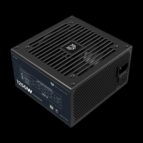 Fuente De Poder Balam Rush (Br-937610) Magnetar 1250w,80 Plus Platino,full Modular,vent 120mm,negro