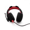 AUDIFONOS YEYIAN (YDW-33402) GAMER WICKED SERIE 3000,ALAMBRICO,USB,CONTROL,RGB,NEGRO ROJO