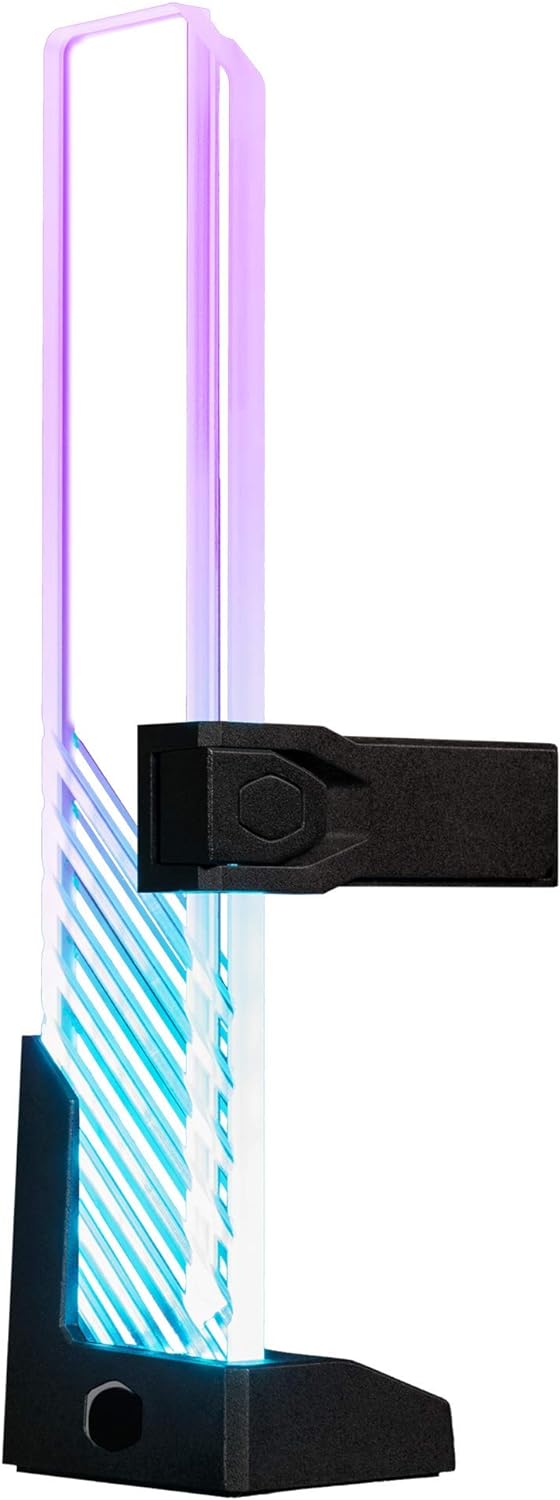 Soporte Para Gpu Cooler Master (Mca-u000r-agsbtg-00) Soporte Versatil P Gpu,argb,plµstico Abs, Vidri