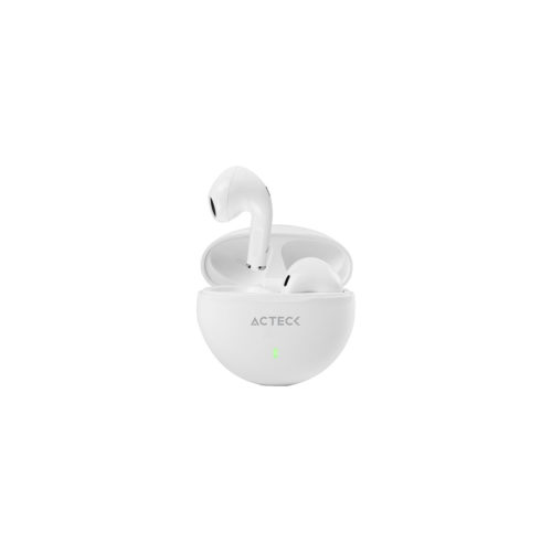 AUDIFONOS INTRAURICULARES ACTECK (AC-935111) SENSEEP230,BT 5.1,MICROFONO,BAT 5 HORAS,BLANCO