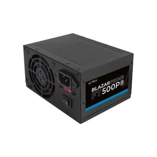 FUENTE DE PODER ACTECK (AC-938143) FT500P,500W,24PINES,2 SATA,2 MOLEX,VENT 80MM,NEGRO