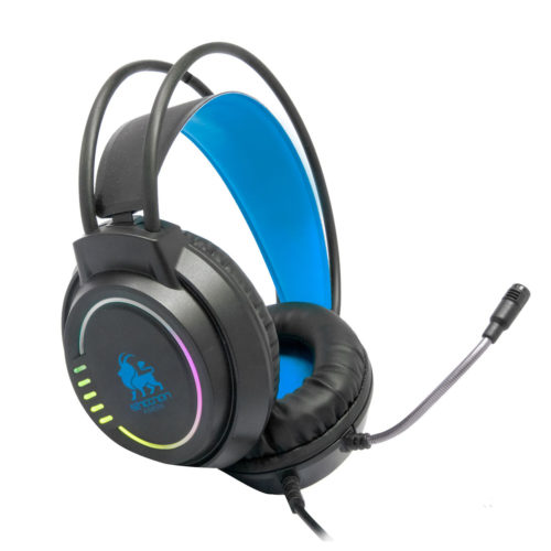 AUDIFONOS GAMER NECNON (NBHG-KIMERA-AZ)CONTROL V,RGB,CONECTOR 3.5,ADAPTADOR DOBLE 3.5,AZUL