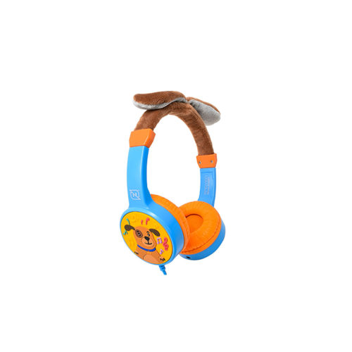 AUDIFONOS NECNON (NBHK-PUPPY) KIDS PUPPY,CONECTORY PUERTO AUX EXTRA 3.5,MATERIAL NO TOXICO