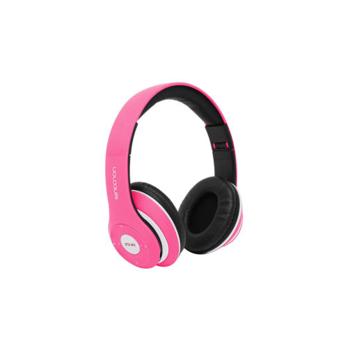 AUDIFONOS NECNON (NBH-01R-RS) BTH,C/MICROFONO,ANTI-GOLPES,AUX 3.5,ENTRADA TF,FM,BATERIA 350MAH,ROSA