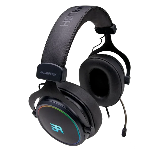 AUDIFONOS BALAM RUSH (BR-922982) ORPHIX HS980, USB,7.1 CANALES, MICROFONO FLEXIBLE, RGB, NEGRO
