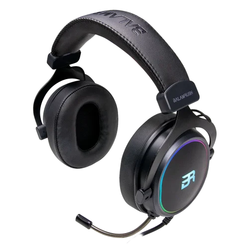 AUDIFONOS BALAM RUSH (BR-922982) ORPHIX HS980, USB,7.1 CANALES, MICROFONO FLEXIBLE, RGB, NEGRO
