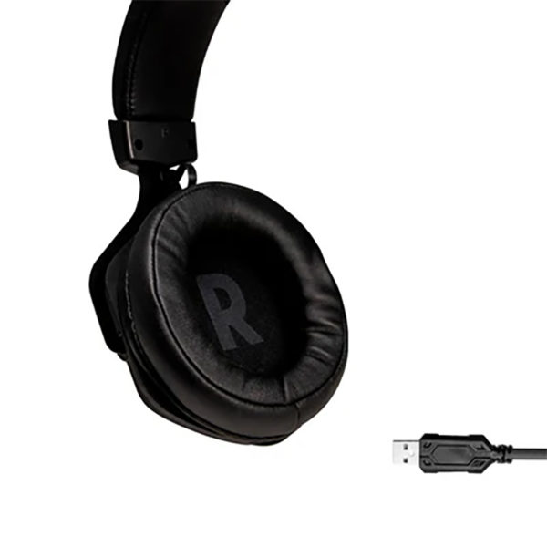 AUDIFONOS BALAM RUSH (BR-929776) HESIX HS760, USB,7.1 CANALES, MICROFONO FLEXIBLE, RGB, NEGRO