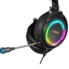 AUDIFONOS GAMDIAS (GD-EROS E3) STEREO RGB, USB + 3.5MM C/MIC OMNI, SPK DIAM 50MM