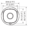 CÁMARA BULLET DAHUA (DH-HAC-B1A51N-0280B) COOPER 5MP, 106 GRADOS, IR 20M, IP67, CVI,CVBS,AHD,TVI