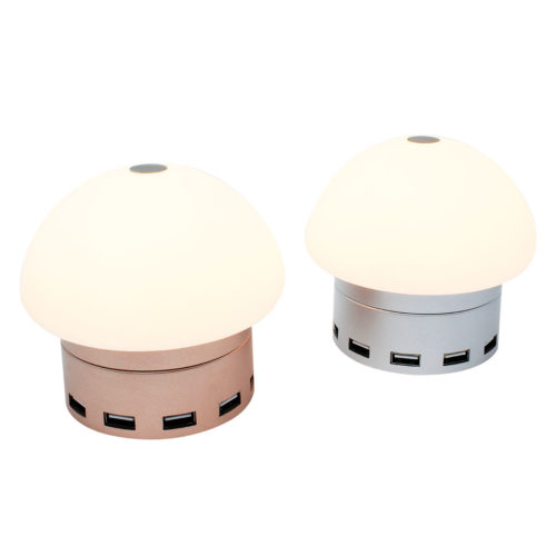 Luminario Led (Nl-1) Touch,smarthub 6 Puertos Usb,amperaje Inteligente,proteccion Contra Descargas