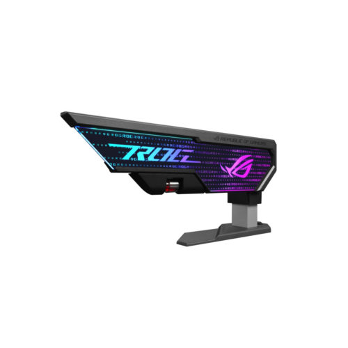 Card Holder Asus (Xh01/gry/argb/vga Holder) Rogherculx,soporte Vga,ajustable,nivel Burbuja,argb