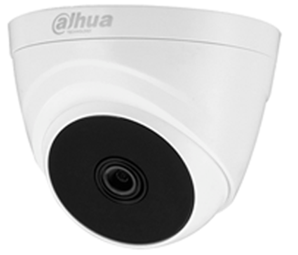 CÁMARA DOMO DAHUA (DH-HAC-T1A21N-0280B) 1080P, 103 GRADOS, IR 20M, USO INTERIOR, CVI,TVI,AHD,CBVS